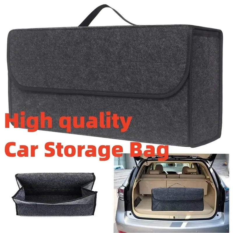 Car Trunk Organizer – Large Capacity Foldable Storage Bag for Tools & Accessories
