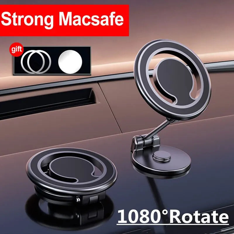 1080 Magnetic Car Phone Holder – Strong Magnet, Universal Fit for iPhone & Samsung