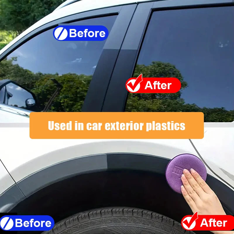 Ceramic Plastic Trim Restorer – Long-Lasting Car Care for Faded Plastics