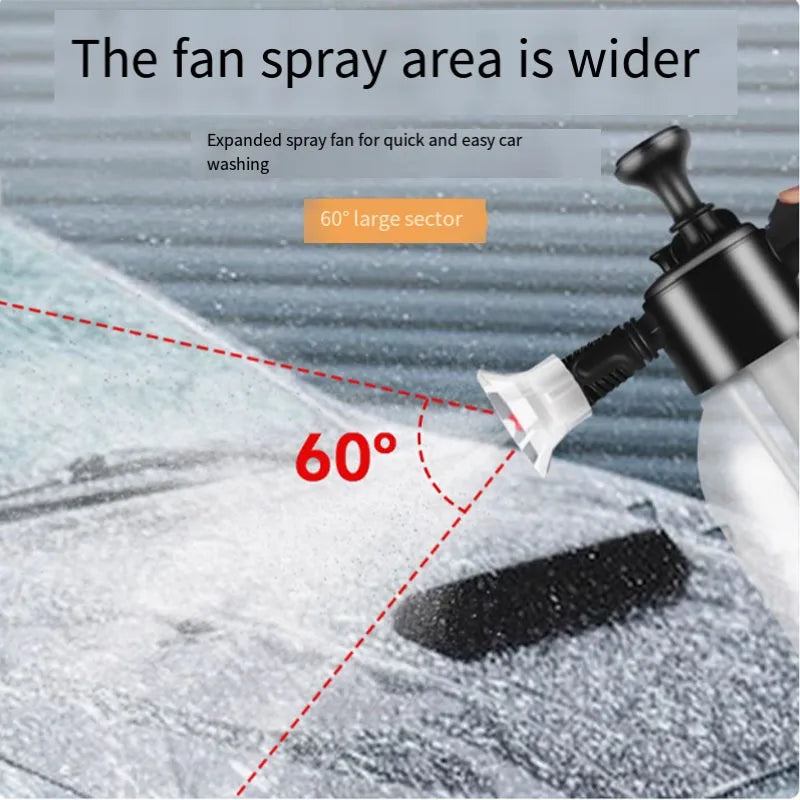 2L High-Pressure Foam Sprayer – Car Wash & Gardening Multi-Purpose Tool