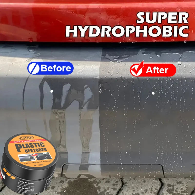 Ceramic Plastic Trim Restorer – Long-Lasting Car Care for Faded Plastics