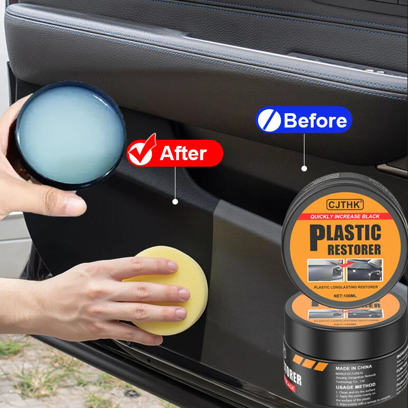 Ceramic Plastic Trim Restorer – Long-Lasting Car Care for Faded Plastics