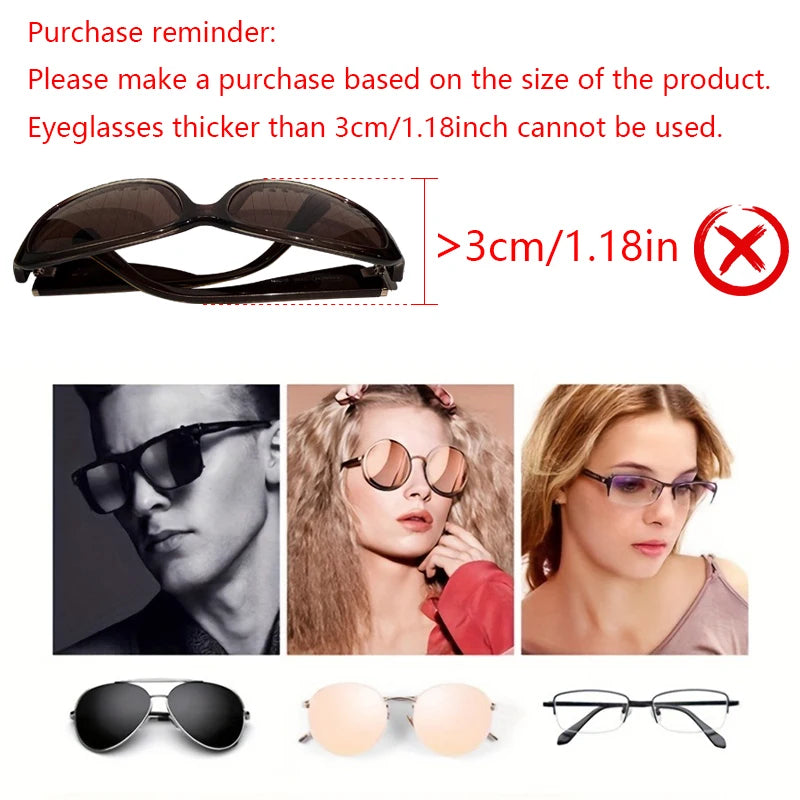 Car Sun Visor Glasses Holder | Sunglasses Clip for Cars