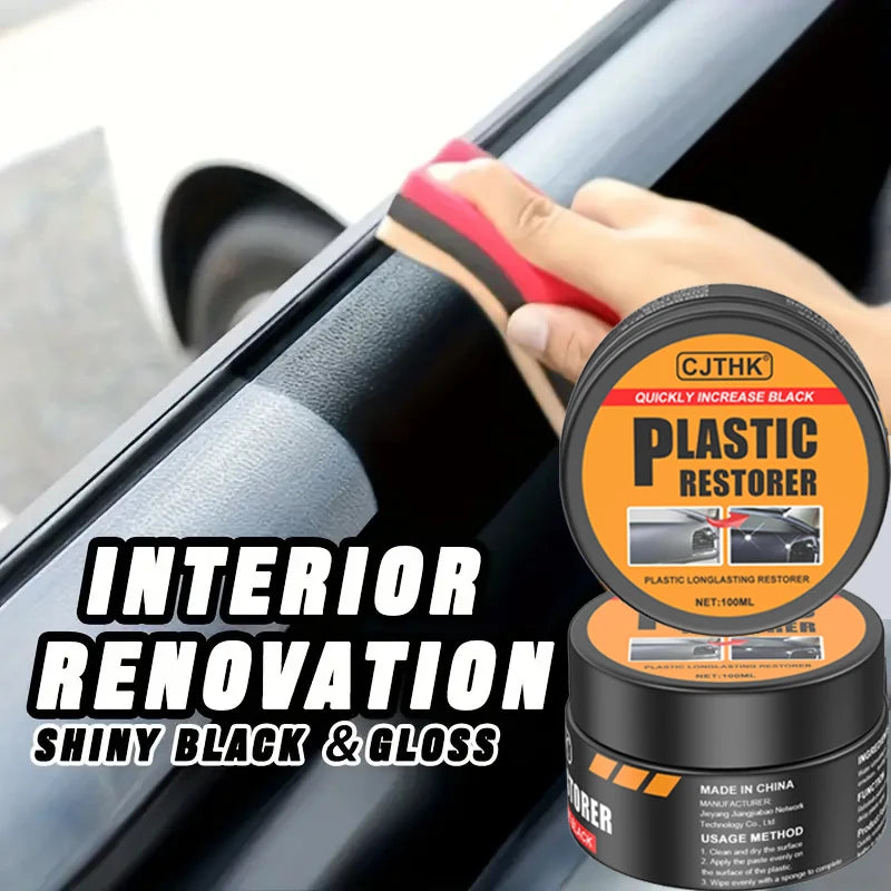 Ceramic Plastic Trim Restorer – Long-Lasting Car Care for Faded Plastics